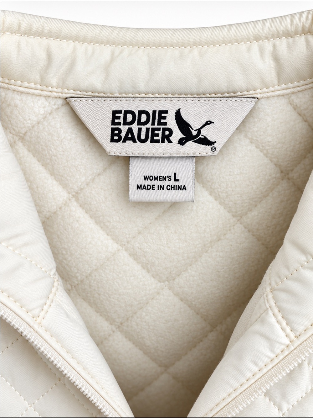 Eddie Bauer Women's Mixed Media Fleece Jacket - Picture 3 of 5